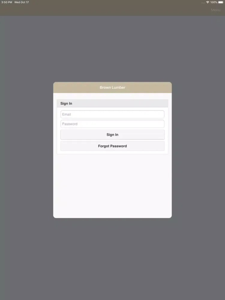 Brown Lumber iPad 应用截图