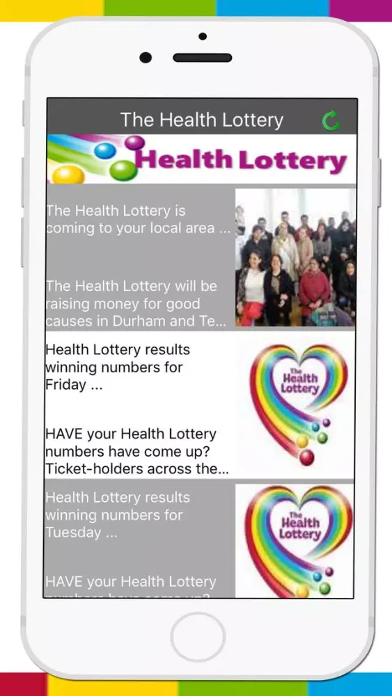 The Health Lottery News and Results应用截图