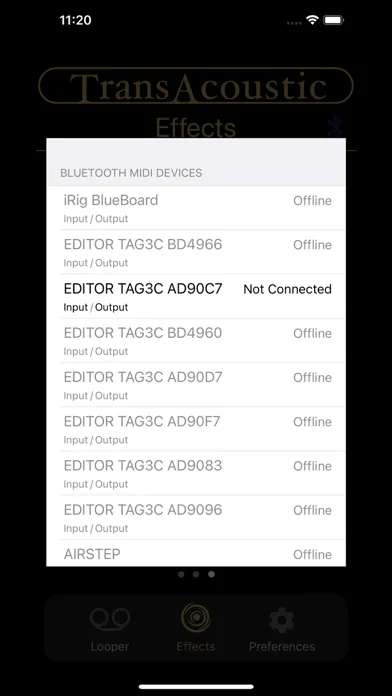 Zrzuty ekranu TAG Remote
