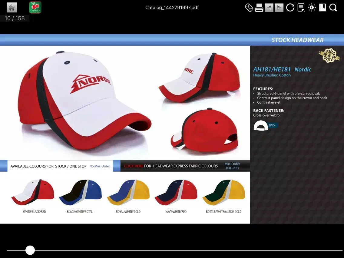 Cherry Apparel iPad  スクリーンショット