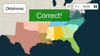 Capturas de pantalla de Tap Quiz Maps World Geography