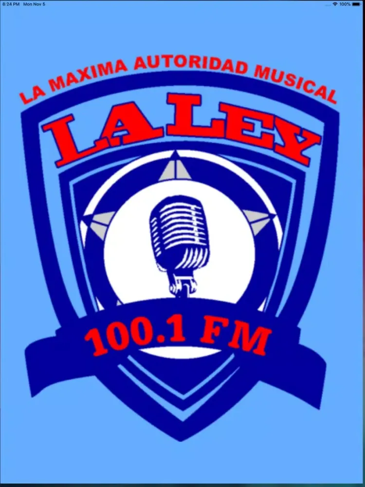 ภาพหน้าจอของ Radio La Ley 100.1 FM iPad 