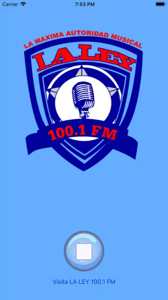 ภาพหน้าจอของ Radio La Ley 100.1 FM