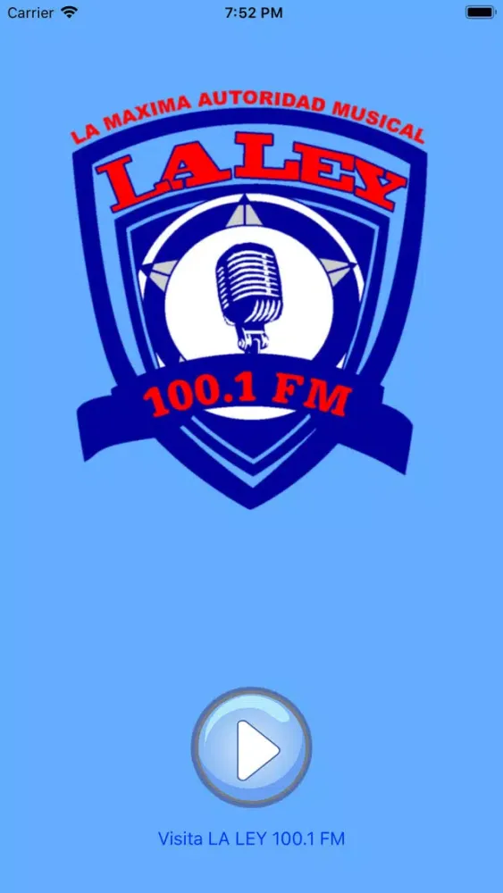ภาพหน้าจอของ Radio La Ley 100.1 FM