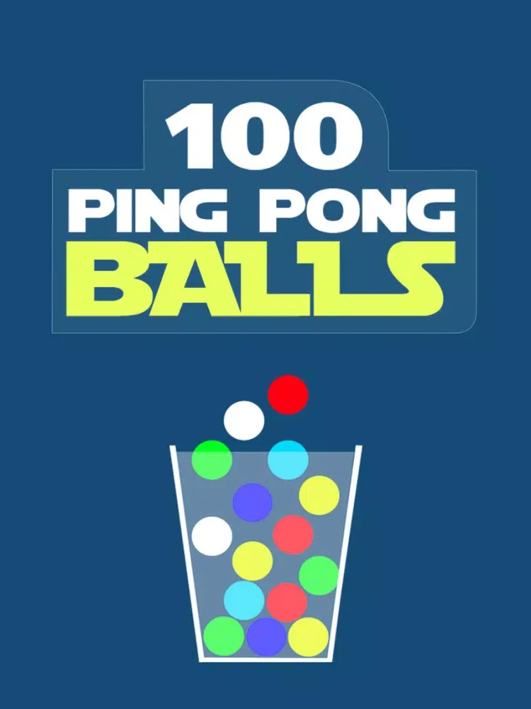 100 Ping Pong Balls - 3 Mini Physics Games Of Catching Balls in a Cup - Classic, Reverse and Mixed iPad  Screenshots
