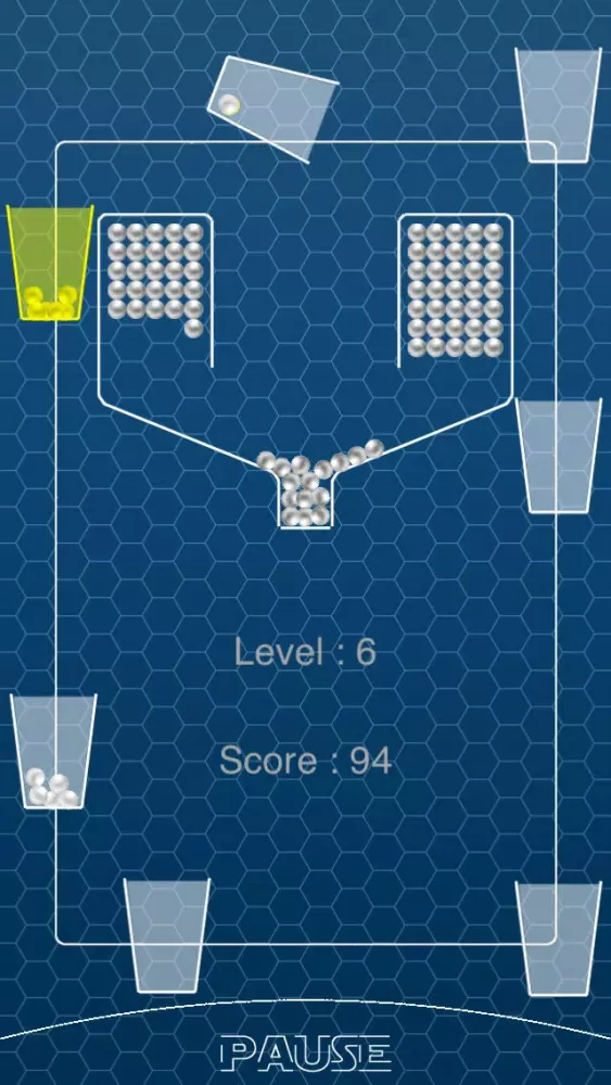 100 Ping Pong Balls - 3 Mini Physics Games Of Catching Balls in a Cup - Classic, Reverse and Mixed Screenshots