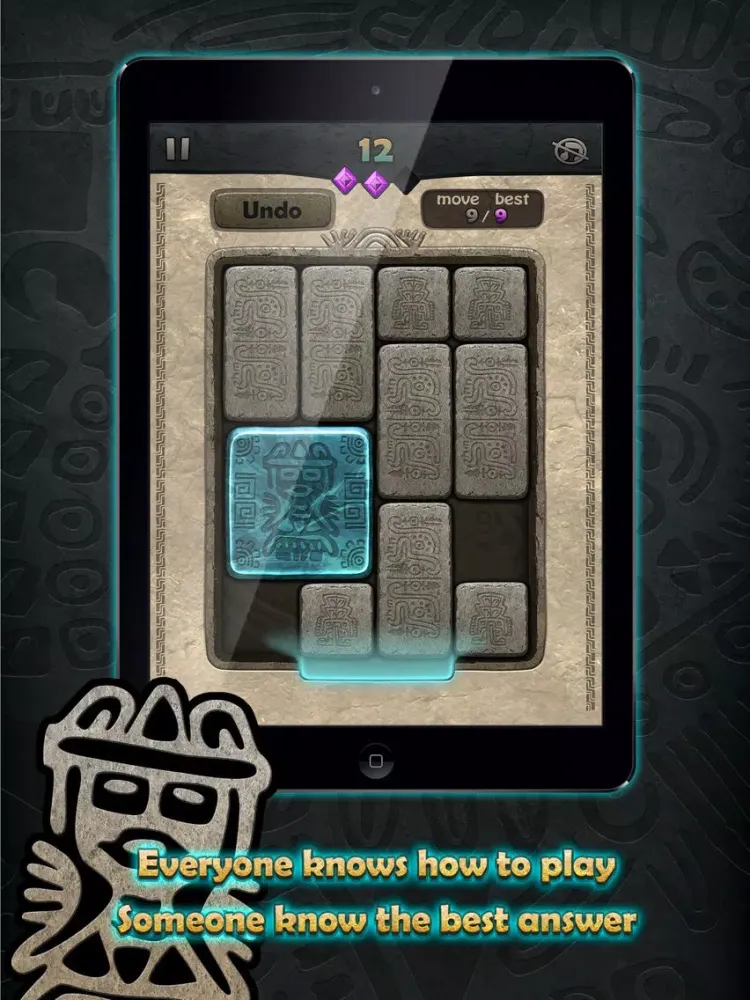 Maya Klotski Unblock Big Block Game with Solver iPad  স্ক্রিনশট