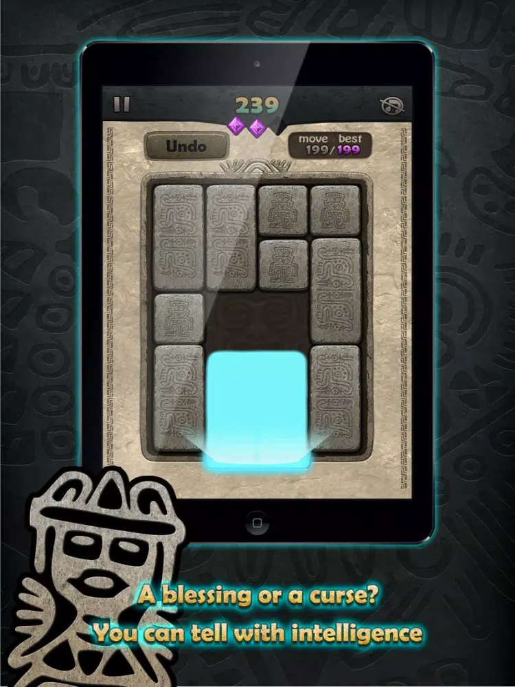 Maya Klotski Unblock Big Block Game with Solver iPad  স্ক্রিনশট