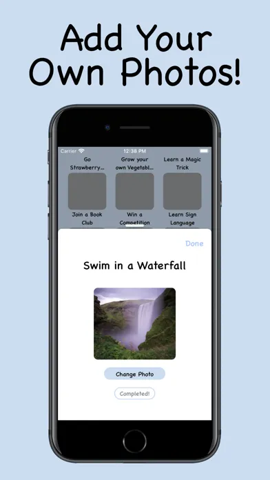 Capturas de tela do The Bucket List - Things to do