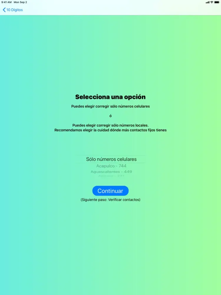 Capturas de pantalla de 10 dígitos iPad 