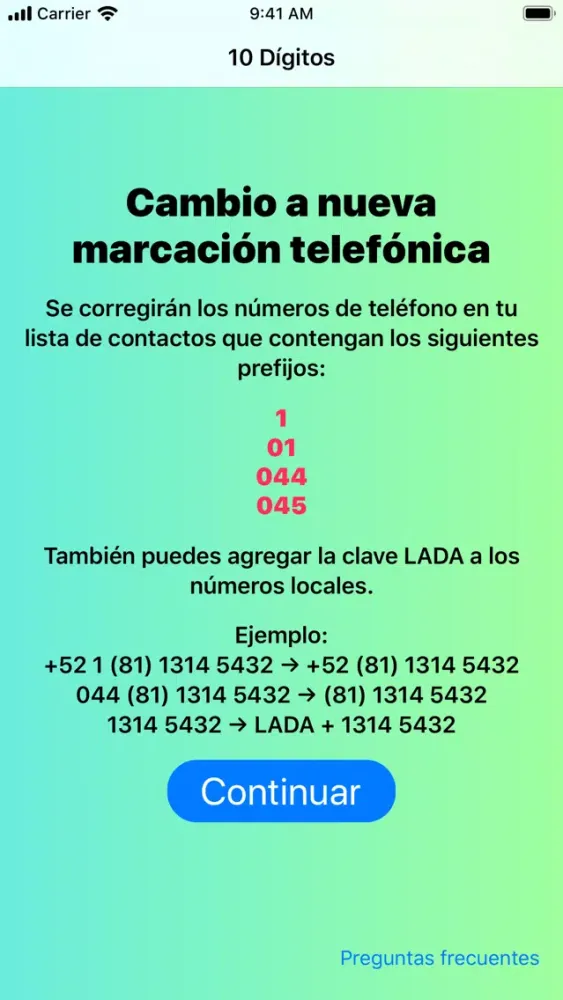 Capturas de pantalla de 10 dígitos