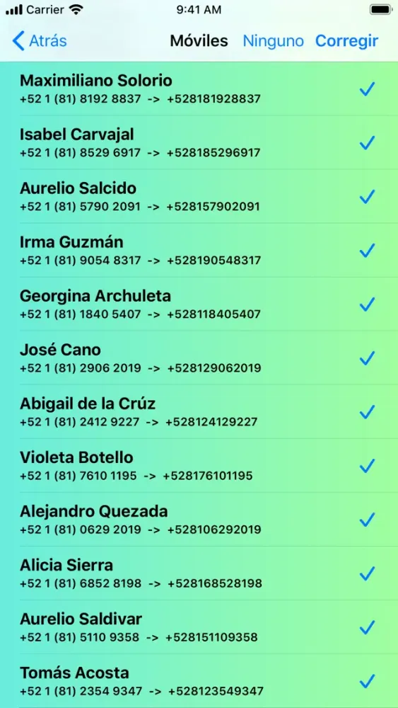 Capturas de pantalla de 10 dígitos