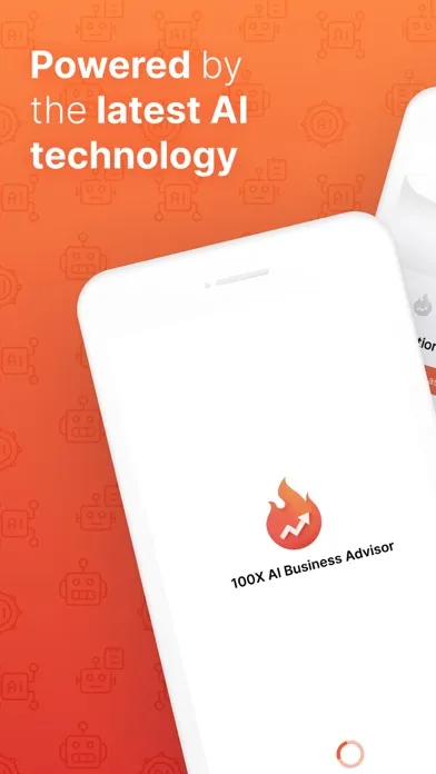 Tangkapan skrin 100X AI Business Advisor Chat