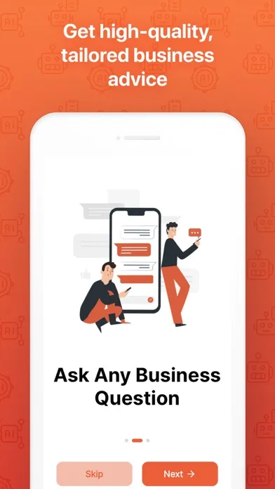 Tangkapan skrin 100X AI Business Advisor Chat
