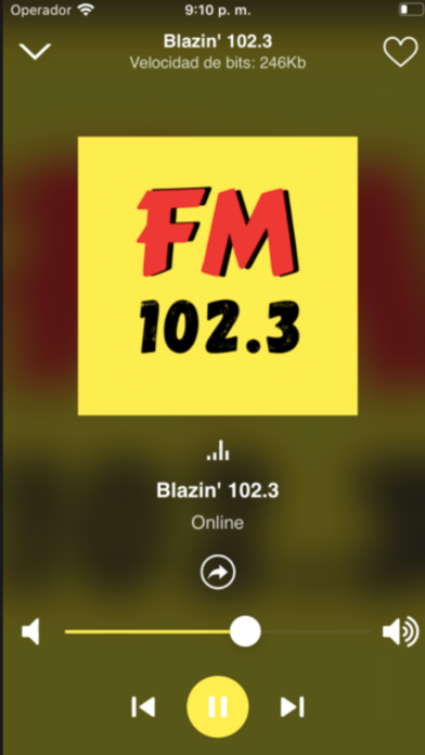 Capturas de pantalla de 102.3 FM Radio stations