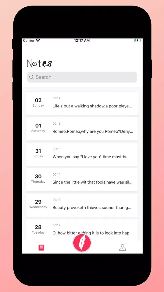 Cyuni Note - Diary、Journal Screenshots
