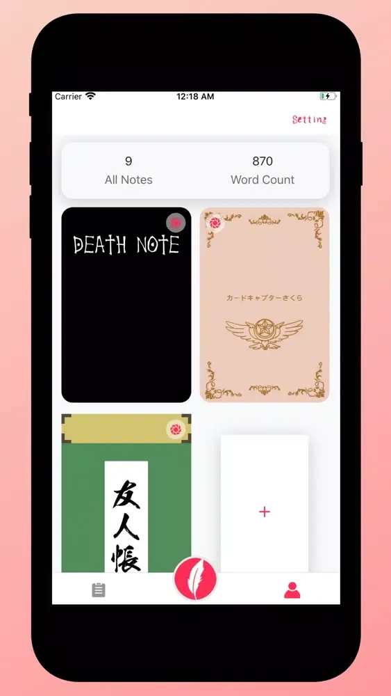 Cyuni Note - Diary、Journal Screenshots