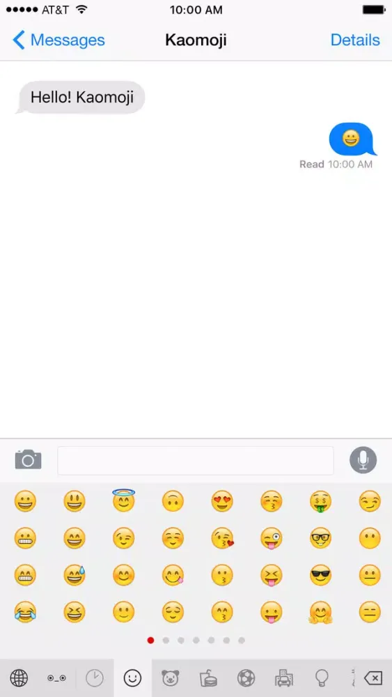 Kaomoji - Cute emoticons keyboard سکرین شاٹس