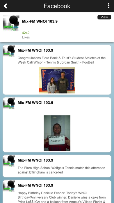 WNOI 103.9 Mix FM Screenshots
