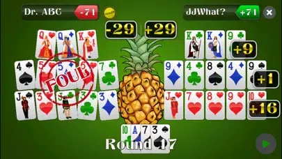 ABC Open Face Chinese Poker with Pineapple - 13 Card Game स्क्रीनशॉट