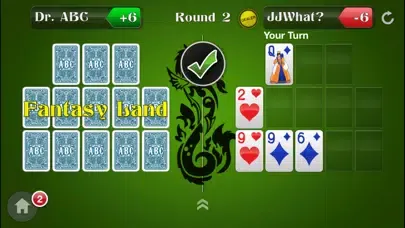 ABC Open Face Chinese Poker with Pineapple - 13 Card Game स्क्रीनशॉट