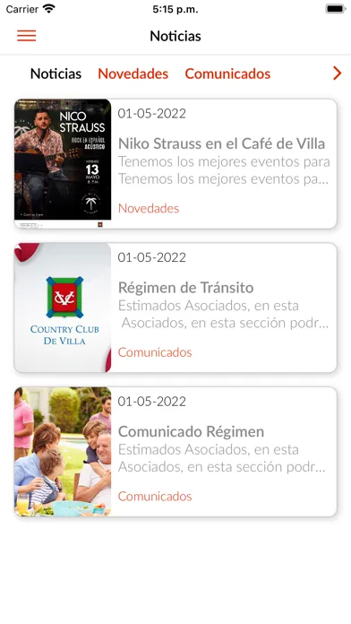 CCV - COUNTRY CLUB DE VILLA Screenshots