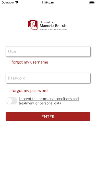 Universidad Manuela Beltrán Screenshots