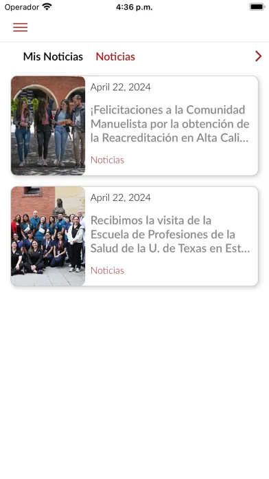 Universidad Manuela Beltrán Screenshots