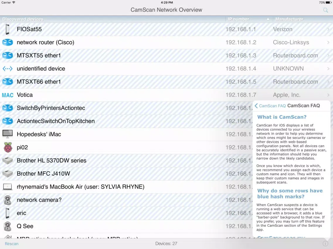 ภาพหน้าจอของ CamScan Lite iPad 