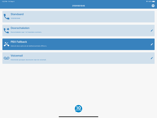 VoIP Forward iPad  स्क्रीनशॉट