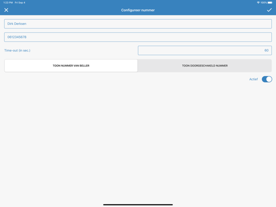 VoIP Forward iPad  स्क्रीनशॉट