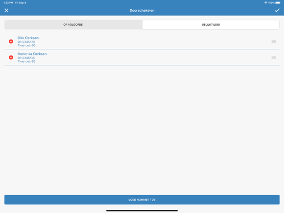 VoIP Forward iPad  स्क्रीनशॉट