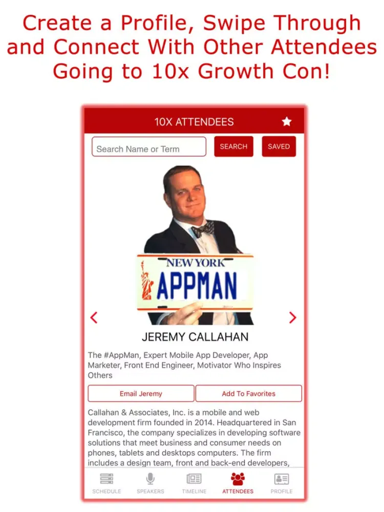 10x Networking For Conferences iPad  Ekran Görüntüleri