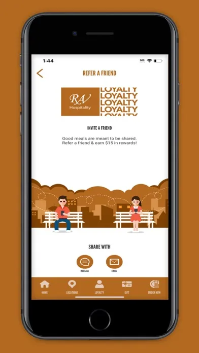 Tangkapan skrin RAV Hospitality