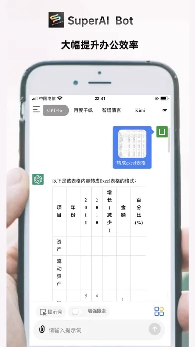 Screenshot di SuperAI Bot