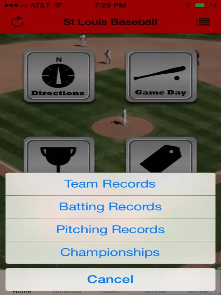 Zrzuty ekranu St Louis Baseball - a Cardinals News App iPad 