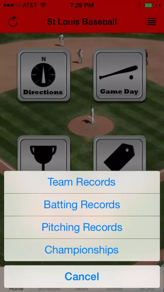 Zrzuty ekranu St Louis Baseball - a Cardinals News App