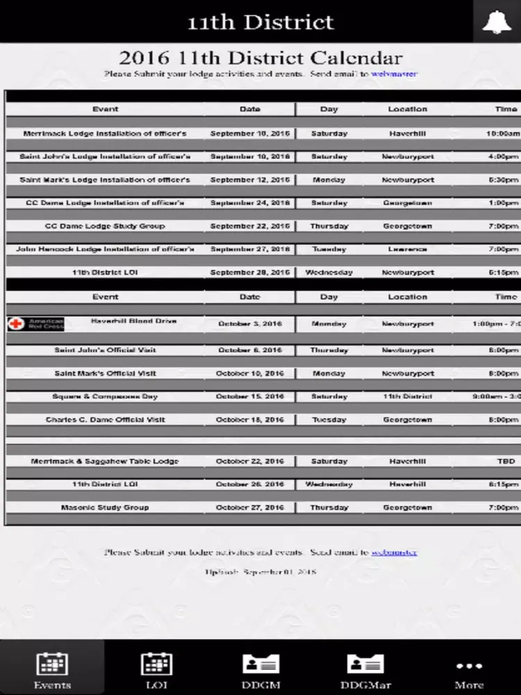Tangkapan layar 11th District iPad 