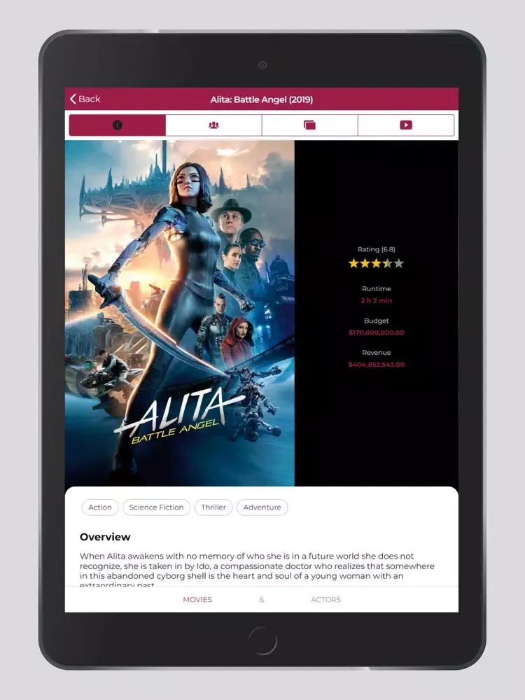 Captures d'écran de YesMovies - Box & TV Shows iPad 