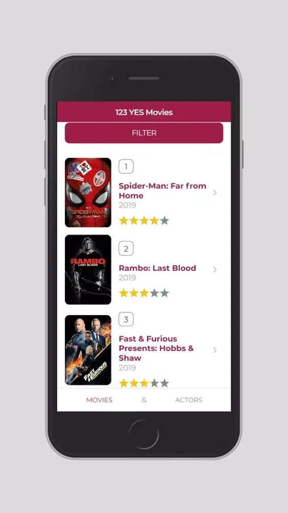 Captures d'écran de YesMovies - Box & TV Shows