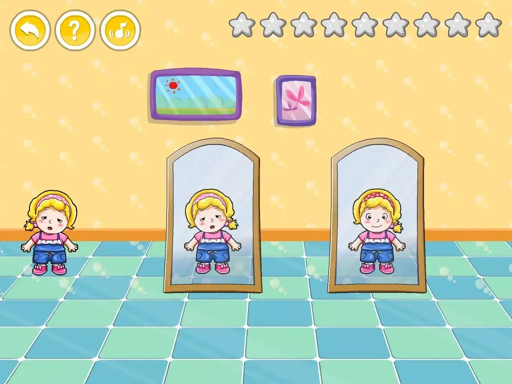 Capturas de pantalla de 呆呆超人-Mirror Game-黄金教育 iPad 