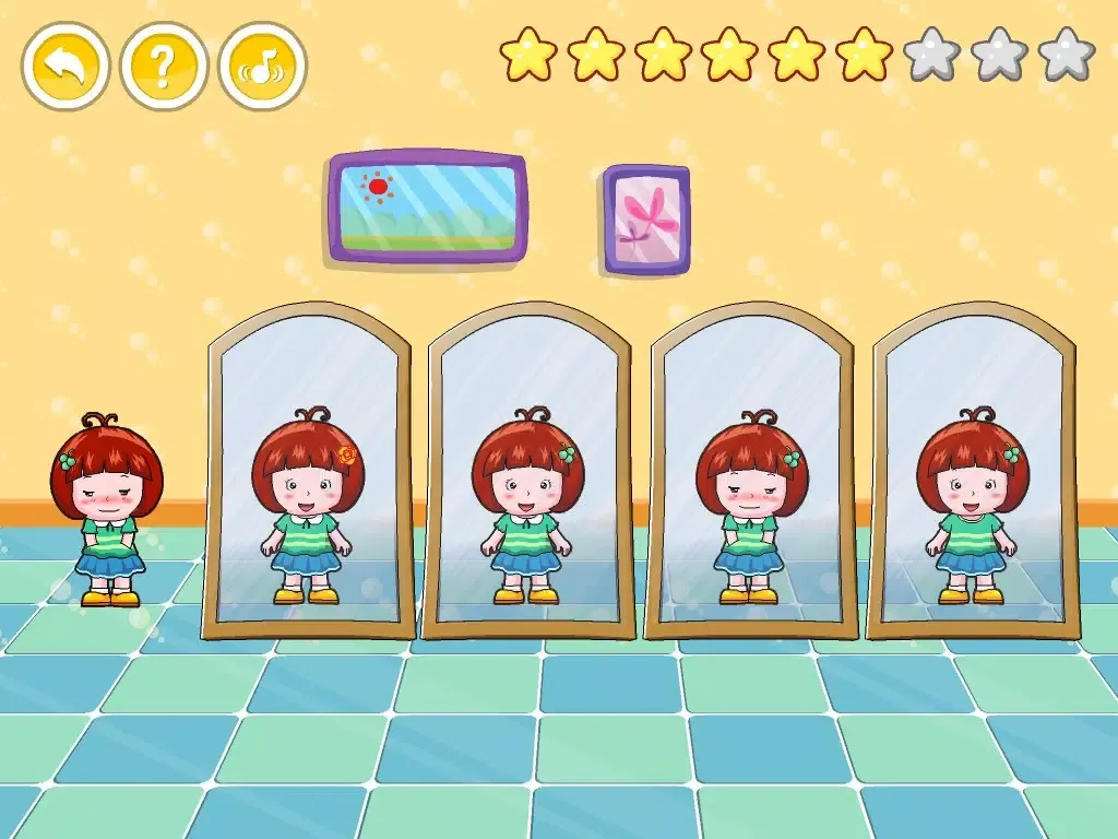 Capturas de pantalla de 呆呆超人-Mirror Game-黄金教育 iPad 