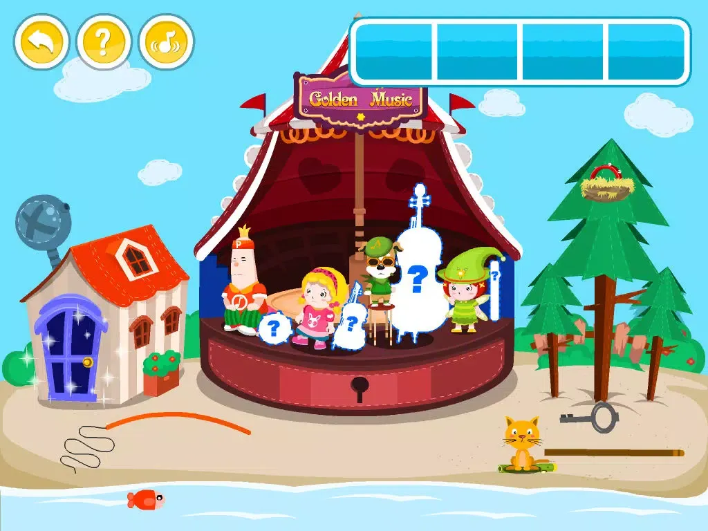 Ảnh chụp màn hình của 呆呆超人-Music Box Puzzle-黄金教育 iPad 