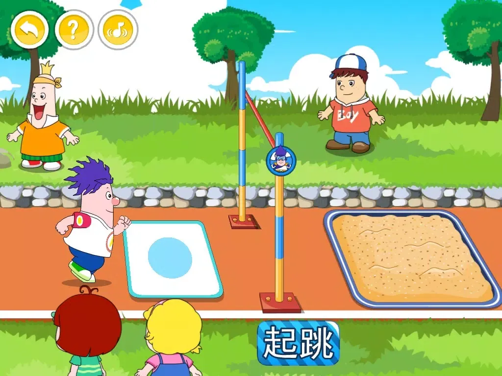 Скриншоты 呆呆超人-Kids’Triathlon Race-黄金教育 iPad 