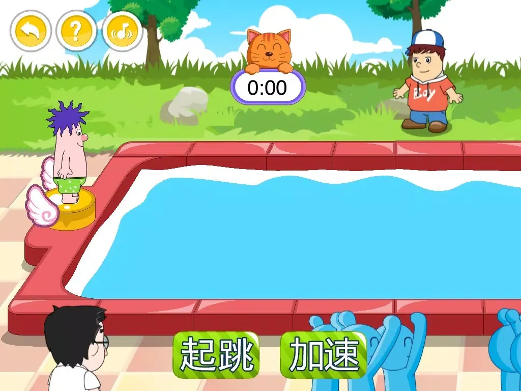Скриншоты 呆呆超人-Kids’Triathlon Race-黄金教育 iPad 