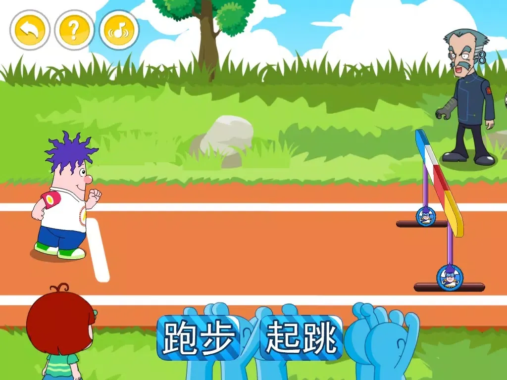 Скриншоты 呆呆超人-Kids’Triathlon Race-黄金教育 iPad 