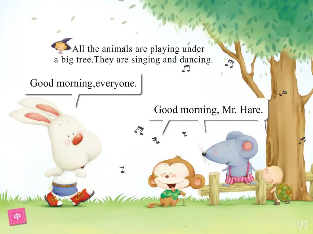 Скриншоты Baby English Story-The Hare and the Tortoise iPad 