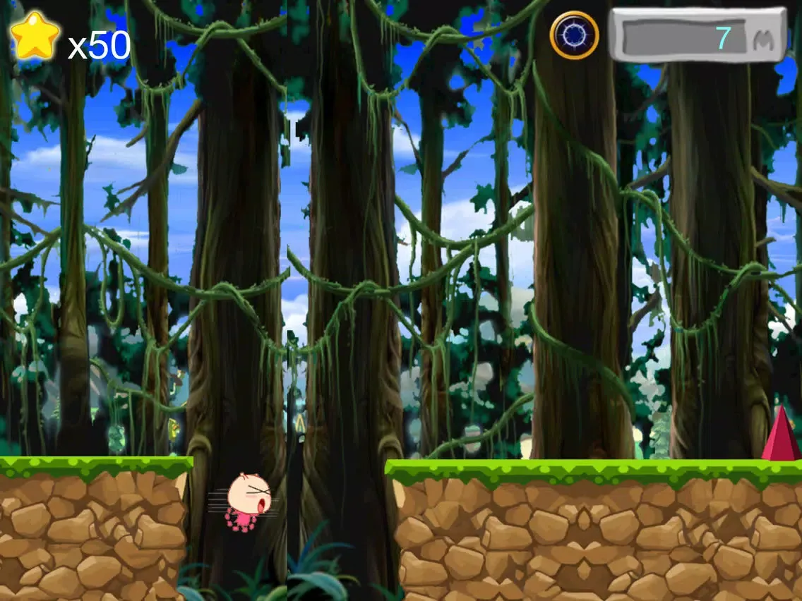 ภาพหน้าจอของ Escape Forest - Help Red Run Faster Than The WOLF! iPad 