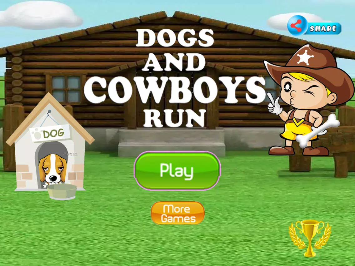 Run Dogs & Cowboys - The Hungry Dog Is Very Fierce iPad  스크린샷