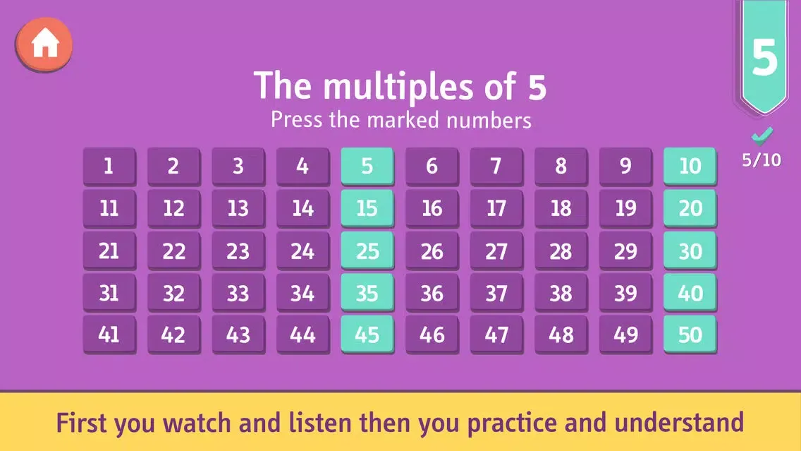 Tangkapan layar Times Tables Game for kids